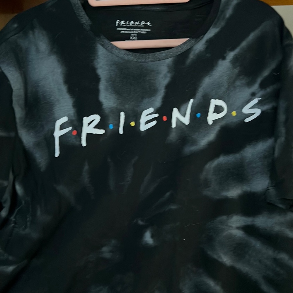 Tye dye friends shirt